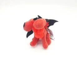 Nici 89937 Schlüsselanhänger Doppelkopfdrache Rot Ca 10cm Plüsch Taiwan Limited