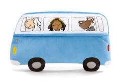 Nici 31904 Kissen Bus Blau Schafe Jolly Mäh 41x26cm Plüsch Kuschelkissen