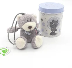 Nici 31958 Grau/brauner Bär Ca 7cm Mit Loop In Metalldose Geschenkset -Nici 31958 1 3MDvb7ocEaeK8I