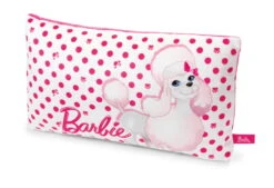 Nici 33988 Kissen Barbie Pudel Sequin Weiß-rosa Rechteckig 43x25cm Plüsch