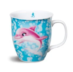 Nici 34715 Tasse BARBIE Delphin Zuma Blau 9,5x10cm Porzellan Kaffeetasse
