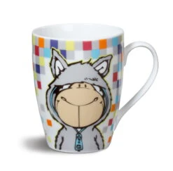 Nici 35145 Porzellantasse Schaf Jolly Logan Karo Jolly Mäh Kaffeetasse Teetasse