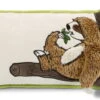 Nici 37732 Kissen Faultier Howard 43x25cm Plüsch Mit Applikation Wild Friends