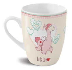 Nici 42710 Tasse Rosa Lama La-La-Love-You Porzellan Kaffeetasse Teetasse 310ml -Nici 42710 02 ZA Frei 2048x1992
