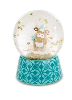 Nici 44143 Schüttelkugel Schneekugel Rentier Reny Heart Ca 6,5cm Winter