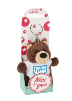 Nici 44726 Schlüsselanhänger Bär Mit T-Shirt Ca 10cm - Traummann -Nici 44726 02 ZA Frei 1462x2048