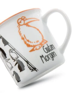 Nici 45027 Porzellantasse Metallic Kiwi Laufvogel Billy Ray "Guten Morgen" -Nici 45027 04 ZA 1637x2048