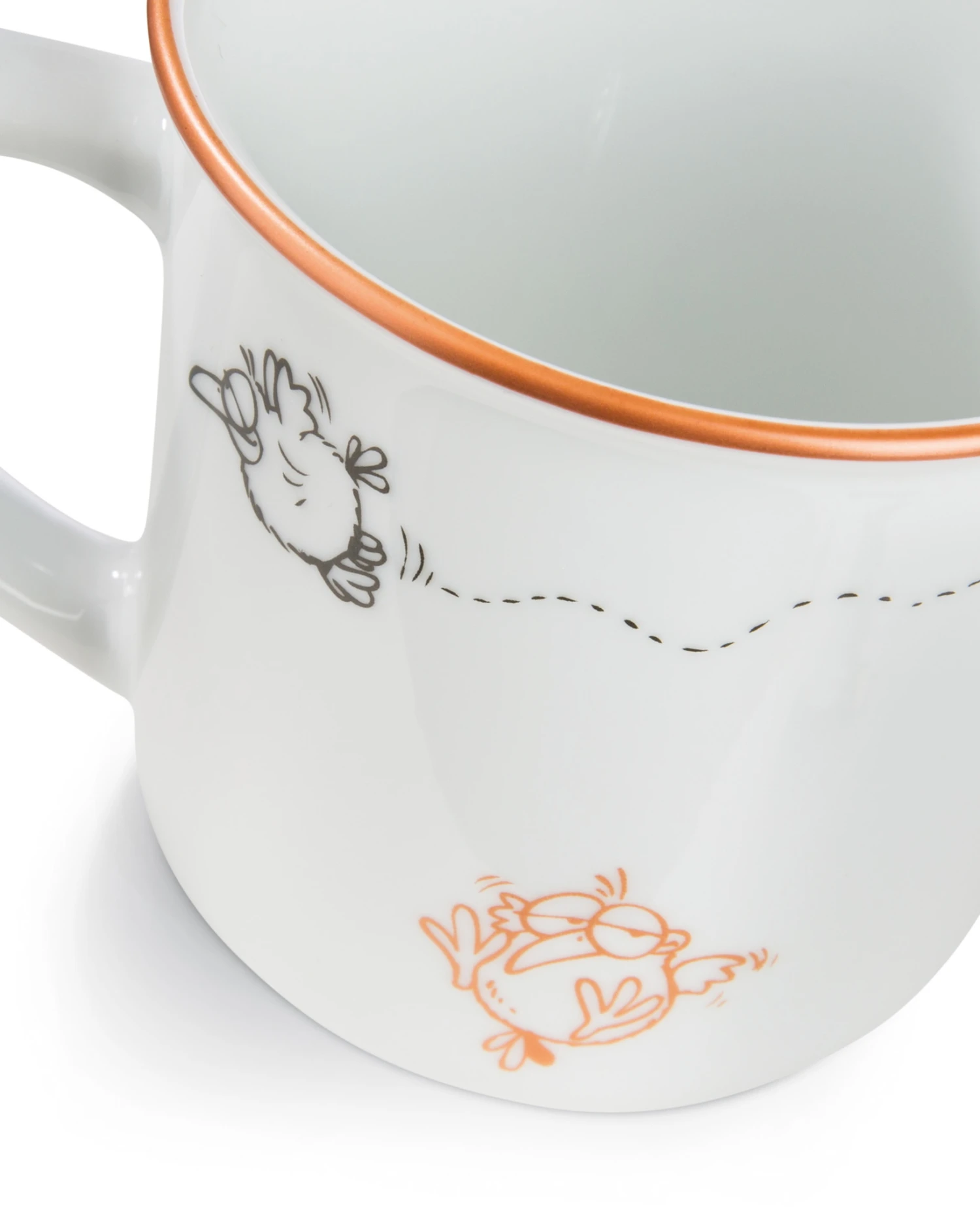 Nici 45039 Porzellantasse metallic "Ich Du Passt" bronze metallic Vögel Nici 45039 Porzellantasse Metallic "Ich Du Passt" Bronze Metallic Vögel -Nici