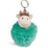 Nici 45412 Schlüsselanhänger Lama Baby Floffi Wendeplüsch Ca 11cm Grün