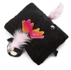 Nici 47382 Kuscheltierkissen Schwarzes Einhorn Rainbow Yin & Yang 40x30cm Plüsch -Nici 47382 03 ZA Frei 2048x2033 1