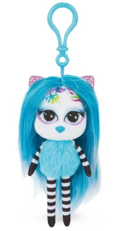 Nici 47504 Taschen-Anhänger Pixidoos Nali Blau 14cm Plüsch Mit Karabiner