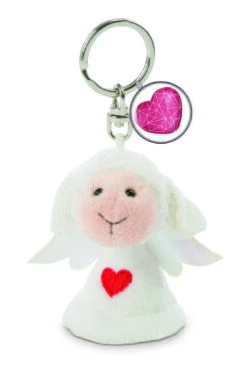 Nici 47522 Schlüsselanhänger Engel Mit Herz Plüsch 7cm Herz-Symbol