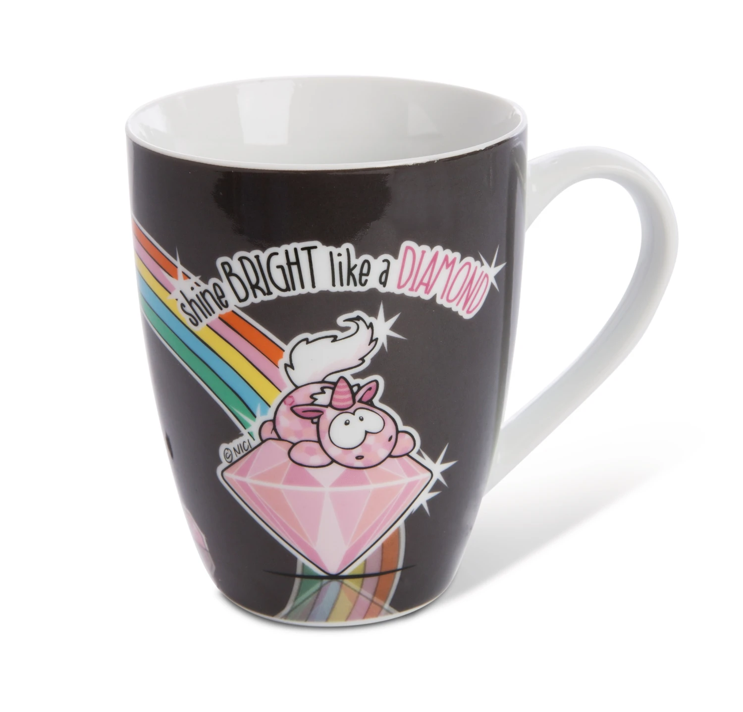 Nici 47646 Porzellan - Tasse Einhorn Pink Diamond "shine bright" 310ml Teetasse Nici 47646 Porzellan - Tasse Einhorn Pink Diamond "shine Bright" 310ml Teetasse -Nici