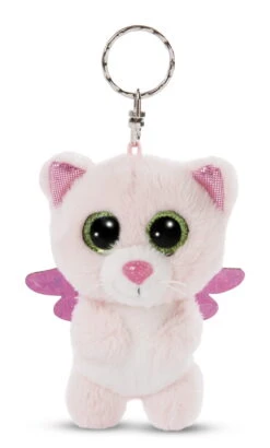 Nici 47833 Schlüsselanhänger Glubschis Guardian Angel Katze Glowy Malli 9cm