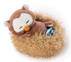 Nici 47876 Eule Oscar 12cm Schlafend Im Vogel-Nest Plüsch Kuscheltier Owlsons -Nici 47876 02 ZA Frei 2048x1798