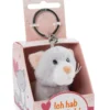 Nici 48125 Schlüsselanhänger Message Friends 6cm - Katze "Ich Hab Dich Lieb!"