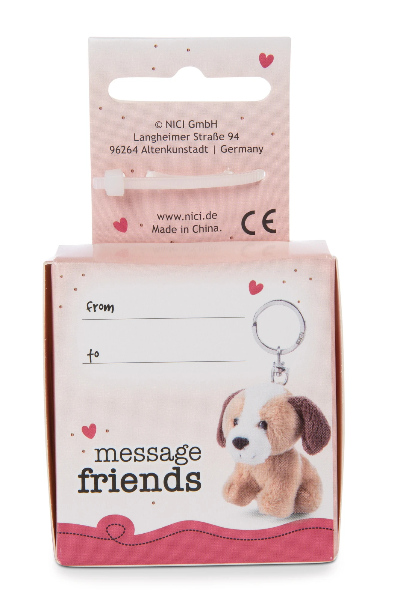 Nici 48135 Schlüsselanhänger Message Friends 6cm - Hund "Ich hab dich lieb!" Nici 48135 Schlüsselanhänger Message Friends 6cm - Hund "Ich Hab Dich Lieb!" -Nici