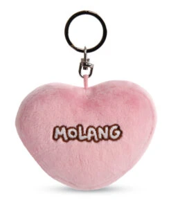 Nici 48222 Schlüsselanhänger Herzförmig PiuPiu Molang Regenbogen 8cm Kawaii -Nici 48222 04 ZA Frei