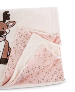 Nici 48335 Plüschdecke Rentier Jonte Ca. 140x175cm Winter Friends GREEN -Nici 48335 02 ZA Frei 1674x2048