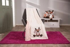 Nici 48335 Plüschdecke Rentier Jonte Ca. 140x175cm Winter Friends GREEN