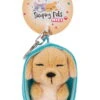 Nici 48835 Schlüsselanhänger Sleeping Pets 10cm Plüsch - Hund Karamell