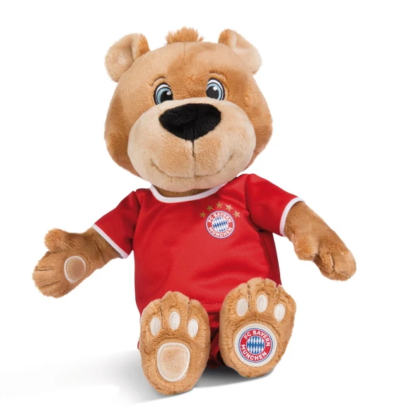 Nici 49074 FC BAYERN MÜNCHEN Bär Berni 35cm mit Trikot Plüsch Schlenker FCB Nici 49074 FC BAYERN MÜNCHEN Bär Berni 35cm Mit Trikot Plüsch Schlenker FCB -Nici