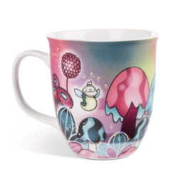 Nici 49113 Tasse Einhorn Midnight Floral "Be A Light In The Dark" Ca 360ml -Nici 49113 04 ZA weiss 2039x2048