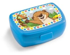 Nici 41870 Brotdose Lunchbox Murmeltier Und Eichhörnchen Blau 17 X 12 X 6,8 Cm