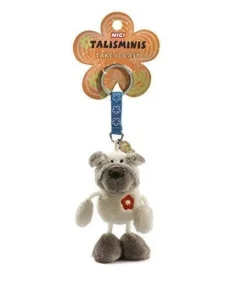 Nici 27757 Talisminis Schlüsselanhänger Hund Mops 7cm Take It Easy Plüsch