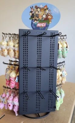 Nici 70213 Thekenständer Drehständer 3-seitig Inkl. Haken Und Top-Schild