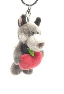 Nici 90647 Schlüsselanhänger Wolf Woody Wulf & Apfel 10cm Plüsch Taiwan Limited -Nici 90647 3