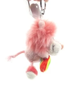 Nici 90793 Schlüsselanhänger Rosa Löwe Mit Regenbogen 10cm Plüsch Taiwan Limited -Nici 90793 5 scaled